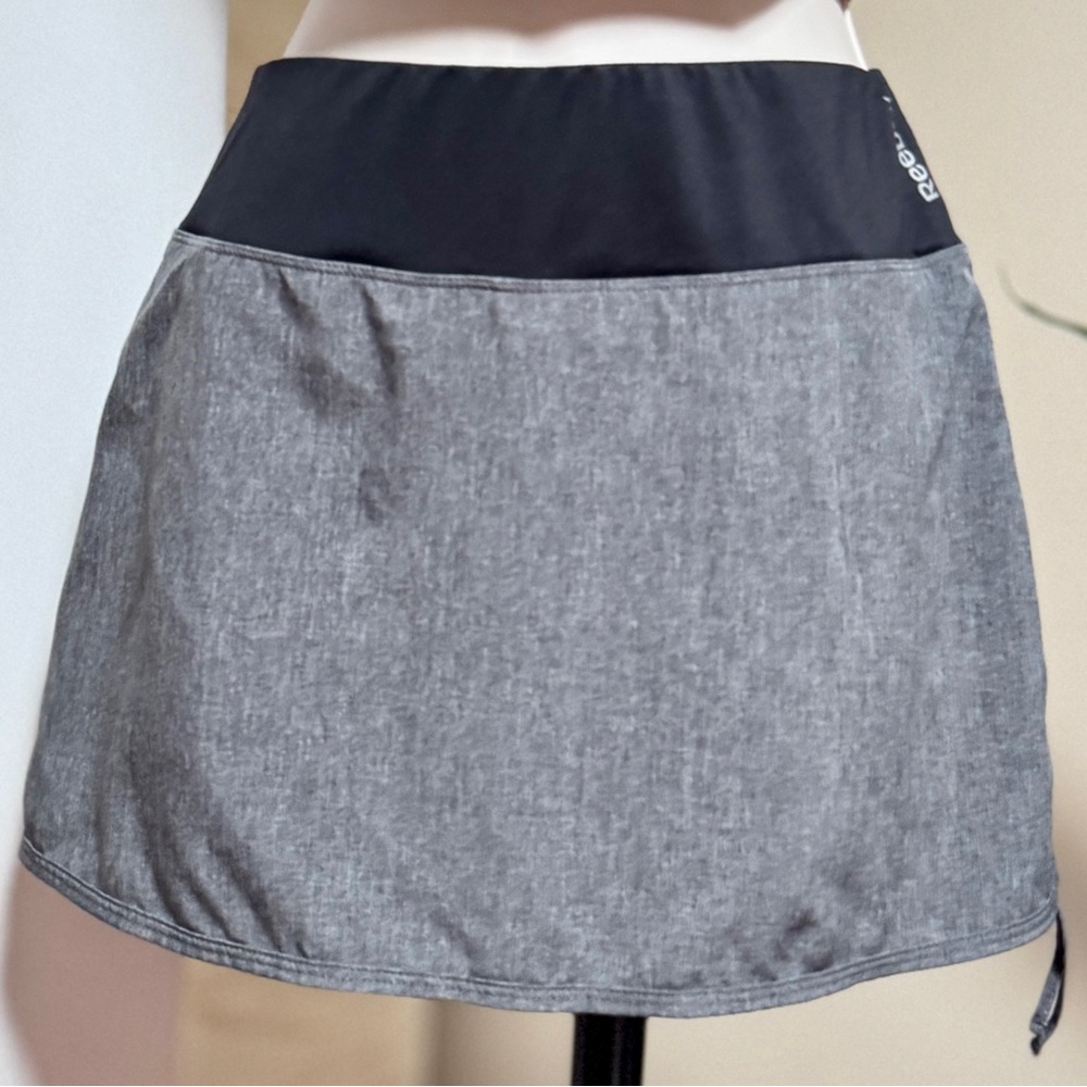 Reebok Charcoal and Black Athletic Skorts